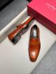 Ferragamo Man Brown Calfskin Business Leather Shoes 0428100 (3)_th.jpg